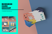 Business Card MockUp, an Advertising Mockup by coloformia (Thumbnail 1 of 9)