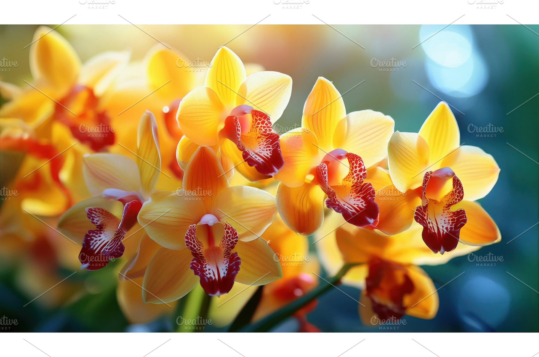 Yellow orchids with intricate red, a Nature Photo by Igor Tichonow