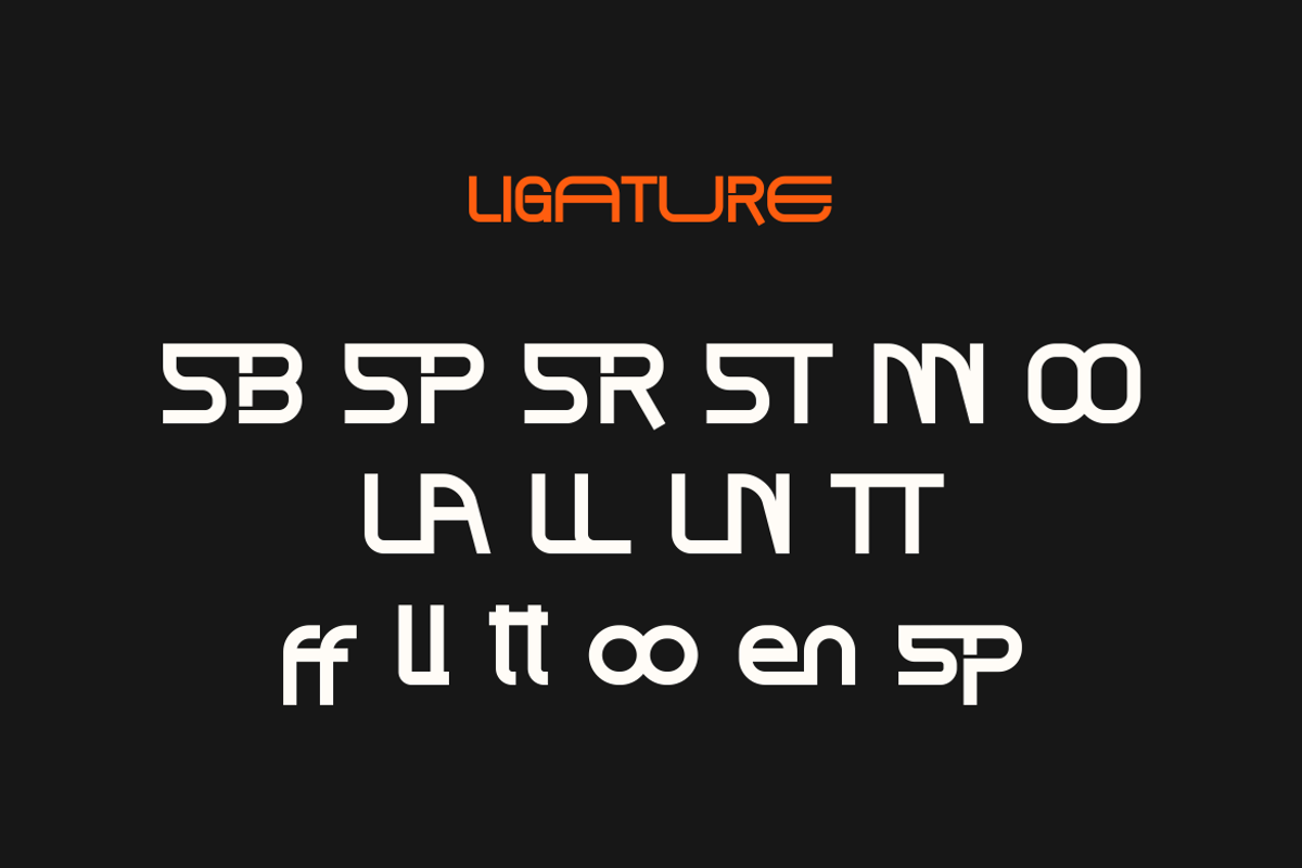 Radie Moon - Modern Logo Font, a Sans Serif Font by Viswal Studio (Photo 4 of 7)