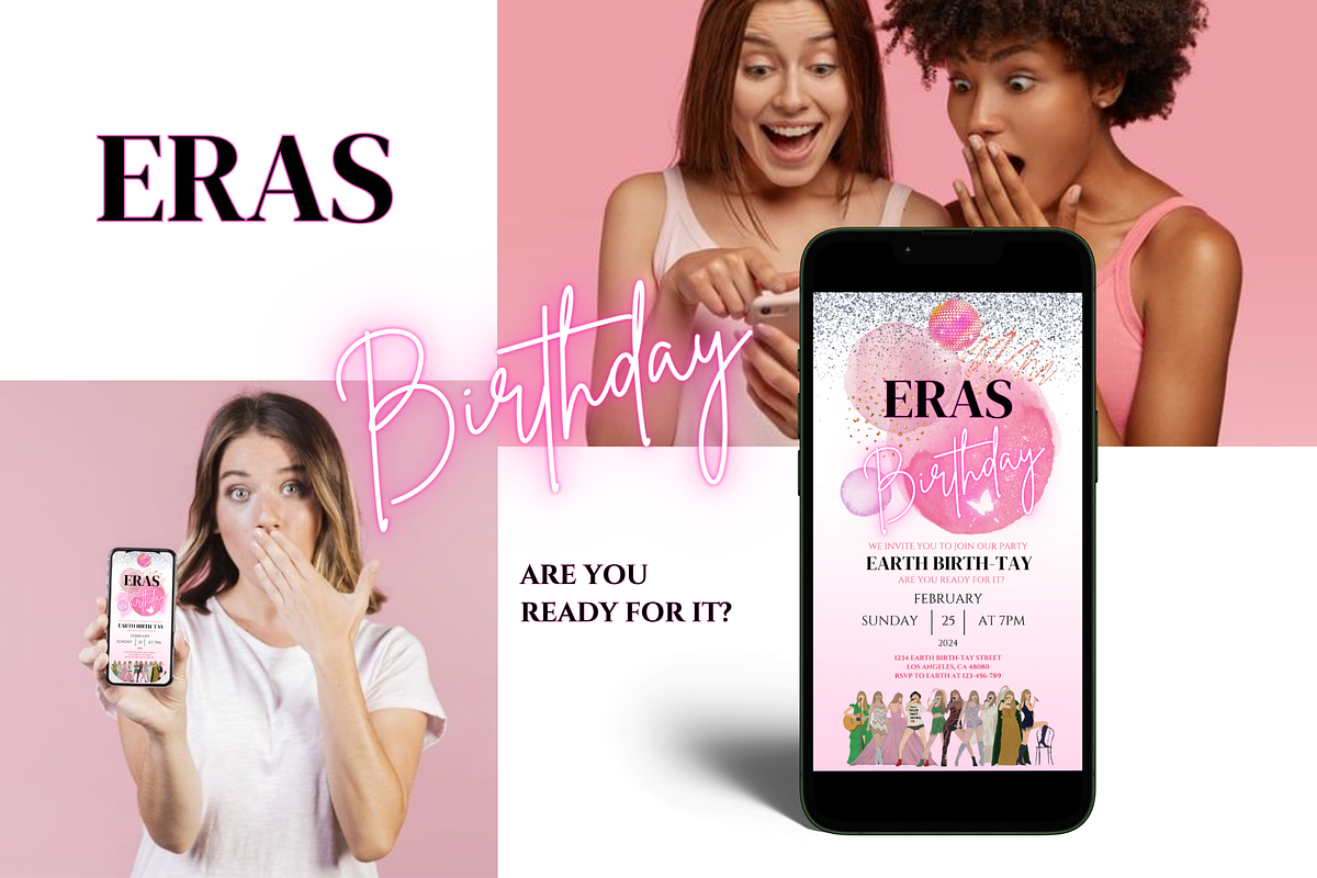 Taylor Swift Birthday Invitation, an Invitation Template by Earth5168 (Photo 4 of 10)