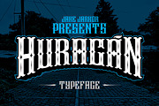 HURACÁN, a Blackletter Font by jakejarkor (Thumbnail 1 of 5)