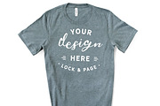 Male Bella Canvas 3001 Mockup Bundle, a Shirt Mockup by lock and page (Thumbnail 41 of 60)