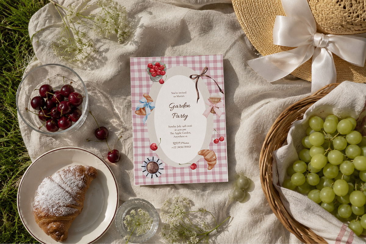 Parisian Coquette Watercolor Kit, a Decorative Illustration by Yuliia Lashevska (Photo 8 of 16)
