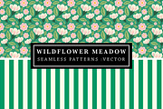 Wildflowers Seamless Patterns, a Pattern Graphic by Clover & Lilly (Thumbnail 7 of 7)