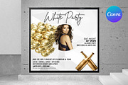 Elegant White Party Vertical Poster, a Graphic by graphicforest (Thumbnail 1 of 3)