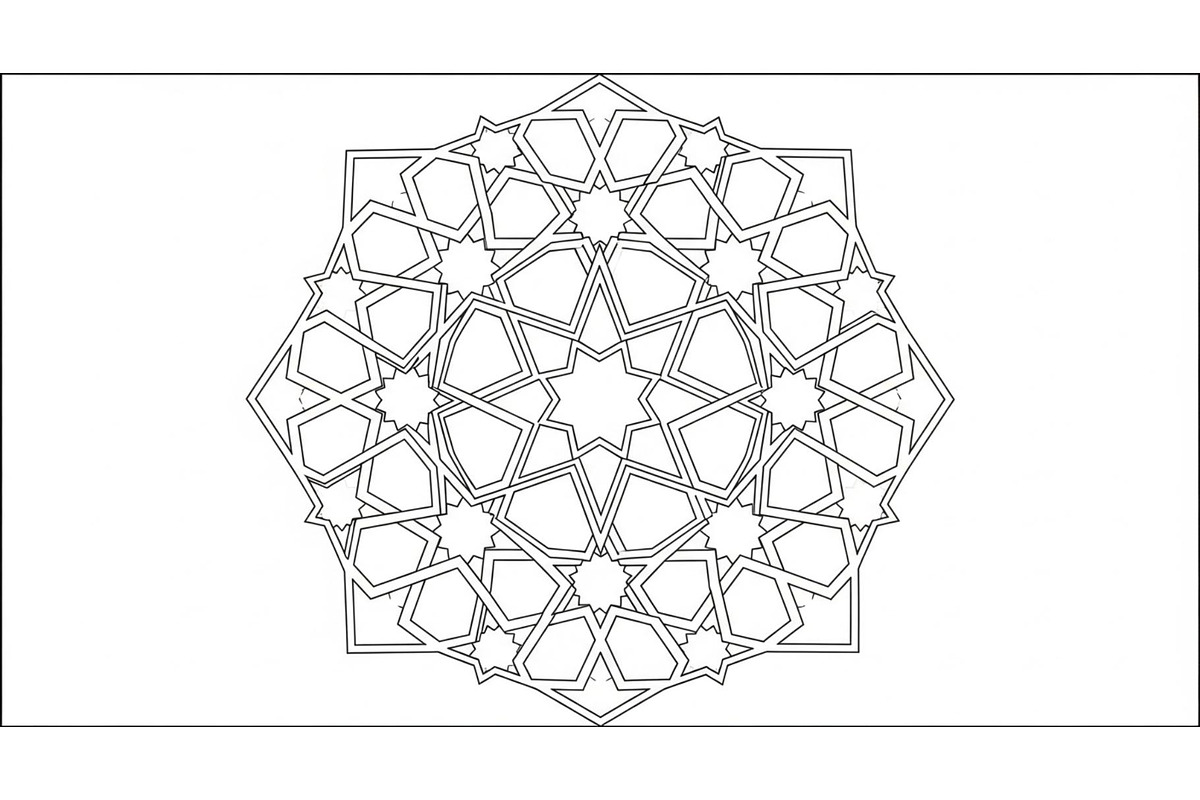 Islamic Mandala Geometric Bundle, an Illustration by Gaye Art (Photo 24 of 51)
