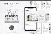 Instagram Post Carousel | Linen, a Social Media Template by Thirty One Palms Studio (Thumbnail 1 of 7)