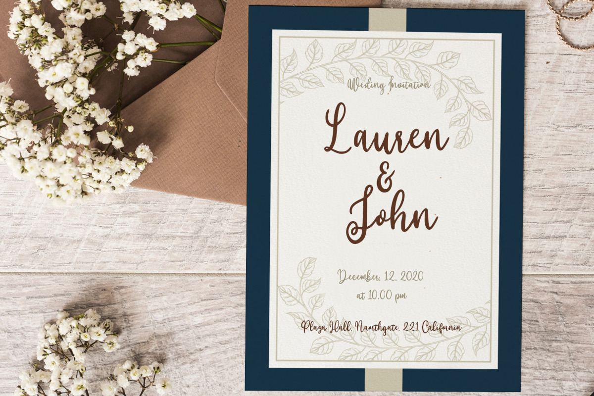 Willyast Calligraphy Business Font preview 2