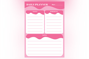 Daily Planner Sheet Design -27