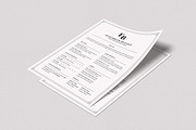 Simple Resume, a Resume Template by graphicook (Thumbnail 3 of 3)