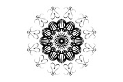 Black and White Mandala Patterns Set, a Decorative Illustration by NJ Himel (Thumbnail 94 of 101)