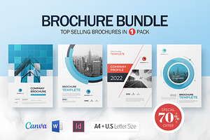Brochure Bundle | Docx, ID, Canva, a Brochure Template by BrochuresFactory