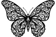 Beautiful Butterfly Silhouette, an Object Graphic by Designer_Momina (Thumbnail 19 of 20)