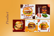 Burger / Food Instagram | CANVA, a Social Media Template by Azruca (Thumbnail 8 of 17)