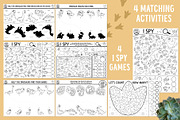 Dinosaur coloring games for kids, an Education Illustration by Lexi Claus (Thumbnail 4 of 17)