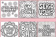 SWEAR WORD COLORING BOOOK, an Illustration by Ink Gallery (Thumbnail 2 of 4)