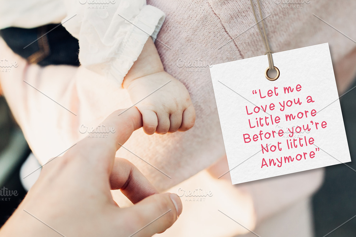 Yoojin handwritten font, a Script Font by Nuchylee Photo (Photo 3 of 5)