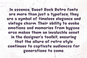 Sweet Rock Retro - Handwriting, a Handwritten Font by Charmingbear59.design (Thumbnail 4 of 5)