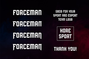 Horesport - E Sport Gaming Font