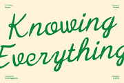 CS Gifted Drawn, a Script Font by Craft Supply Co. (Thumbnail 2 of 8)