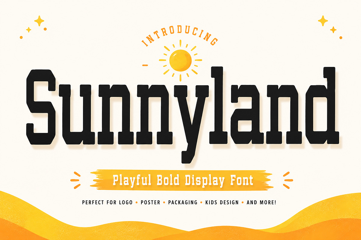 Sunnyland, a Serif Font by Wow Magic (Photo 1 of 5)