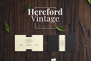 Hereford Vintage Business Card, a Business Card Template by Lucas Alexander (Thumbnail 1 of 5)