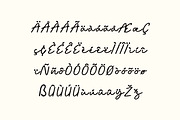 Manhattan Night Blues Handwritten, a Handwritten Font by UICreative (Thumbnail 7 of 13)