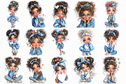 Quirky Valentine Day Girl Clipart, an Illustration by Libby Wishes (Thumbnail 6 of 7)