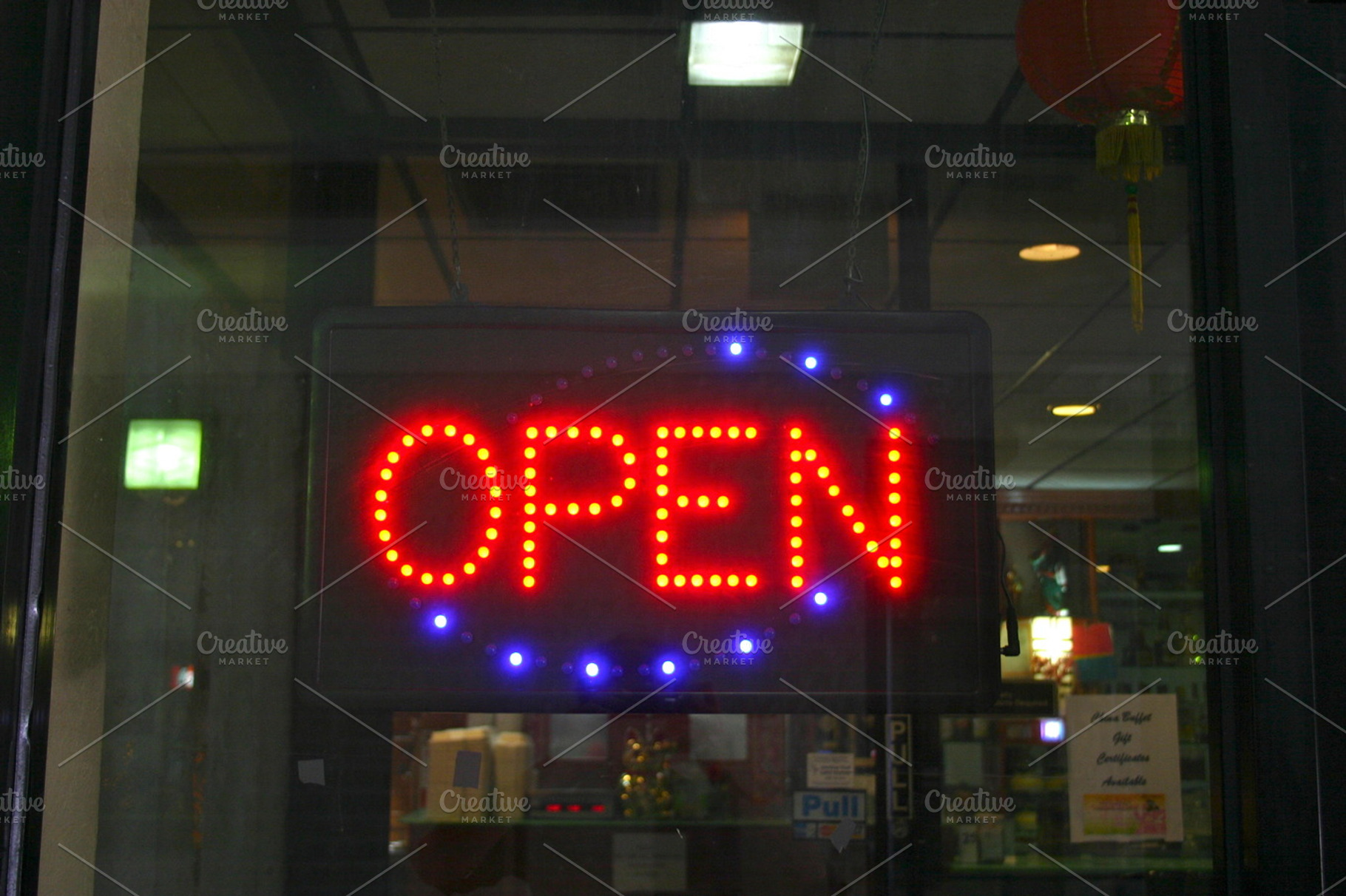 Open sign stock photo containing neon and open, a Business Photo by Shop Worth