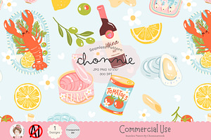 La Dolce Vita Seamless Pattern