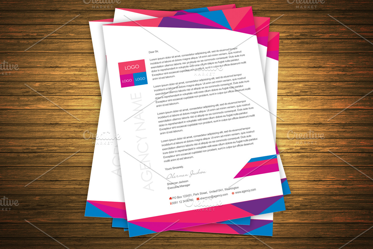 Creative Designer Letterhead, a Stationery Template by PremadePixels.com (Photo 3 of 4)