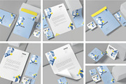 Stationery Branding Mockups, an Advertising Mockup by megostudi0 (Thumbnail 1 of 9)