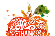 Thanksgiving Card Template, a Templates & Theme by Svetlana Kurako (Thumbnail 2 of 2)