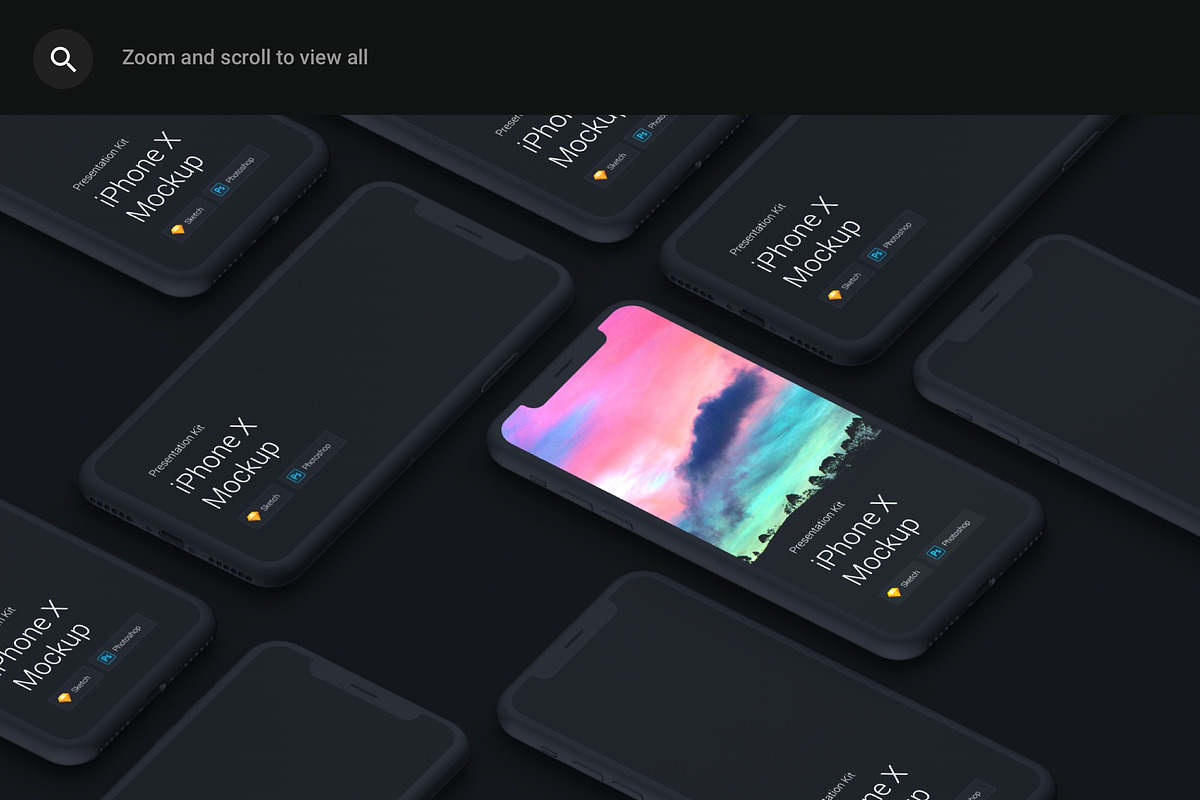iPhone X Mockups | Presentation Kit, an iPhone Mockup by ls.graphics (Photo 11 of 14)