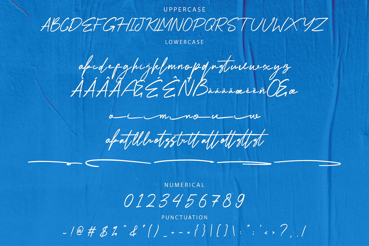 White Medita Brush Script Font, a Script Font by NTC Graphic (Photo 8 of 9)