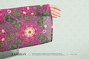 Lattice Rose Hand Illustrated Prints, a Pattern Graphic by LEAFure (Thumbnail 5 of 10)