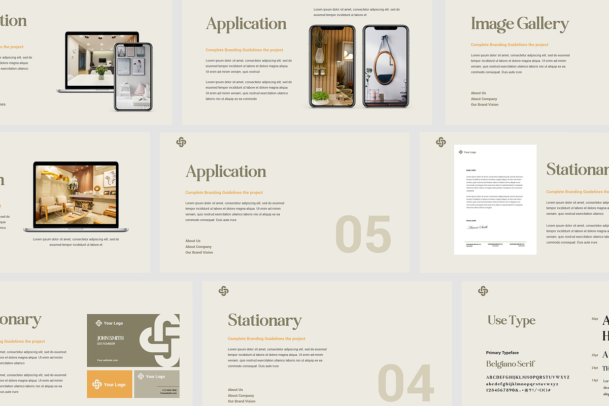 Brand Guideline Powerpoint Template, a Presentation Template by Azruca (Photo 2 of 4)