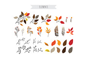 Fall / Autumn Vector II UPDATE V1.2, a Decorative Illustration by MooBeer (Thumbnail 2 of 6)