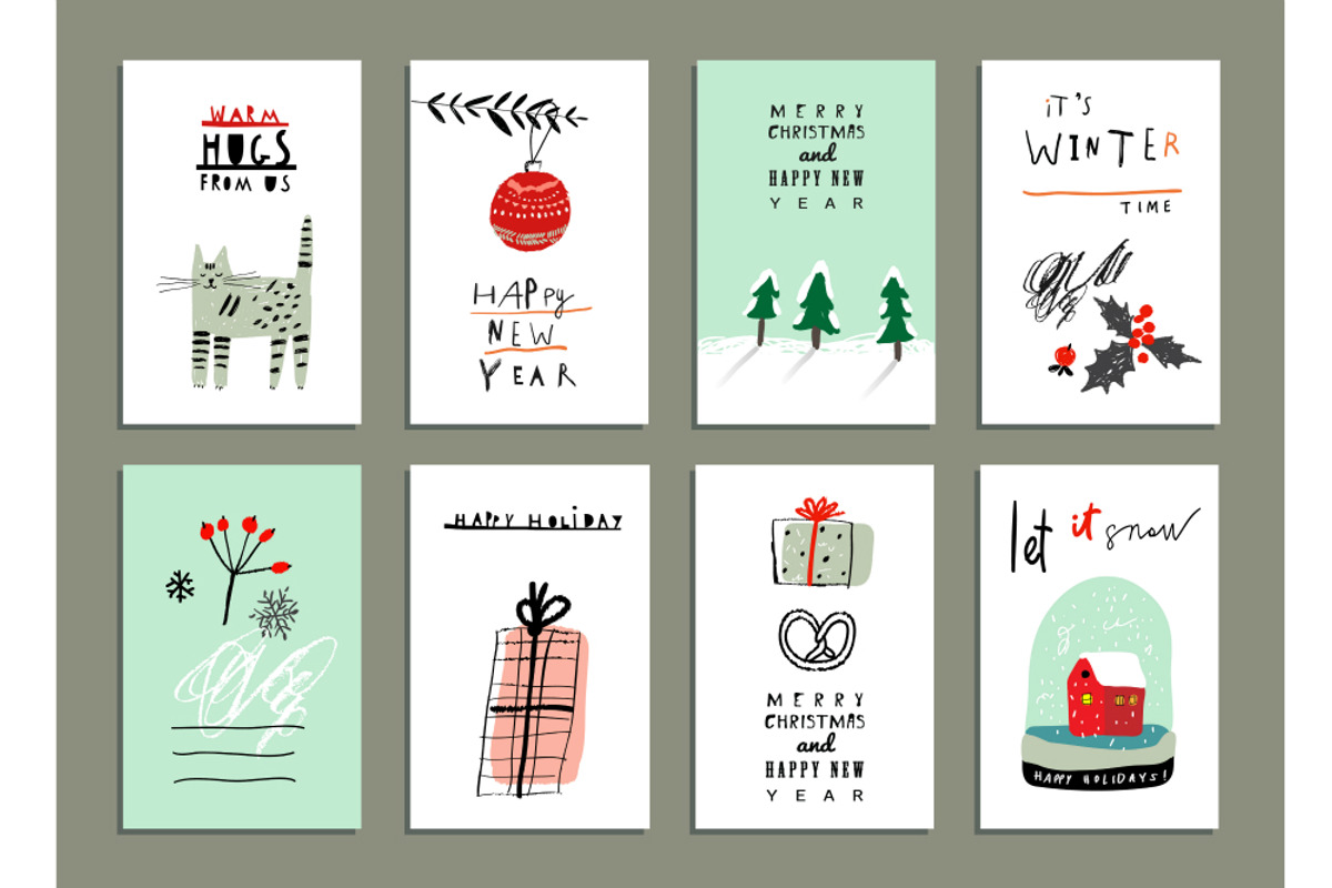 Cozy cards about winter + Bonus, a Card Template by Lera Efremova (Photo 2 of 4)