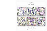 Watercolor Lavender Seamless Pattern, a Texture Graphic by Creative Matrix82 (Thumbnail 3 of 4)