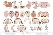 Cottagecore Easter Clipart Bundle, an Illustration by MockupWizard (Thumbnail 2 of 3)