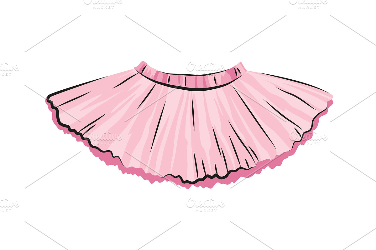 Ballet accessorie. Part of pink, an Object Illustration by the8monkey