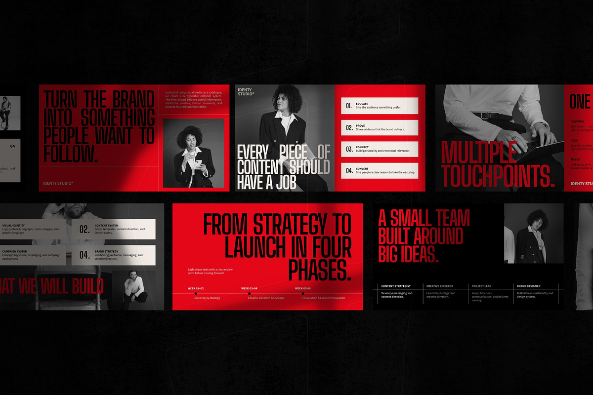 Creative Agency Pitch Deck Template, a Presentation Template by Identy Studio (Photo 5 of 7)