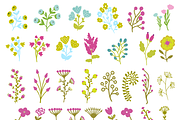 Floral illustrations, vector objects, an Object Graphic by bigmomentsdesign (Thumbnail 6 of 8)