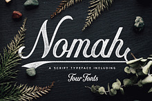 Nomah | A Script Typeface + Bonus