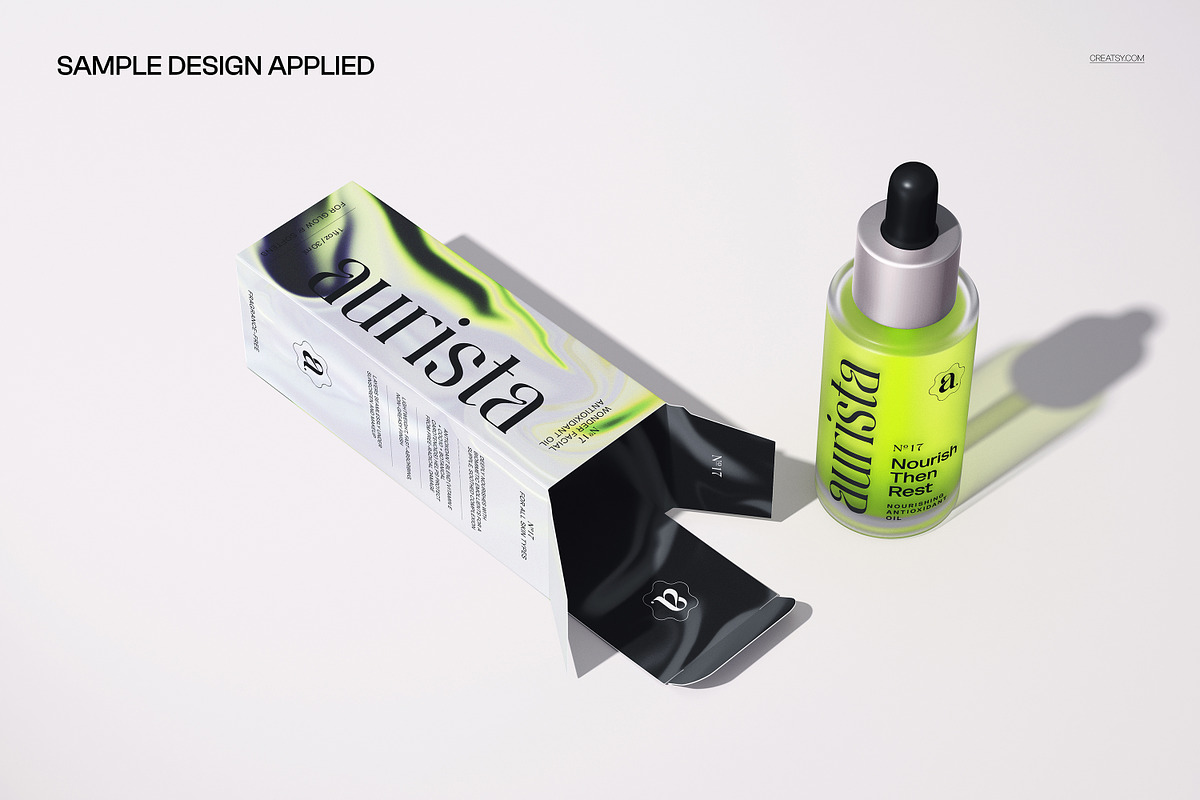 Dropper Bottle Carton mockup, a Merchandise Mockup by creatsy5 (Photo 6 of 8)