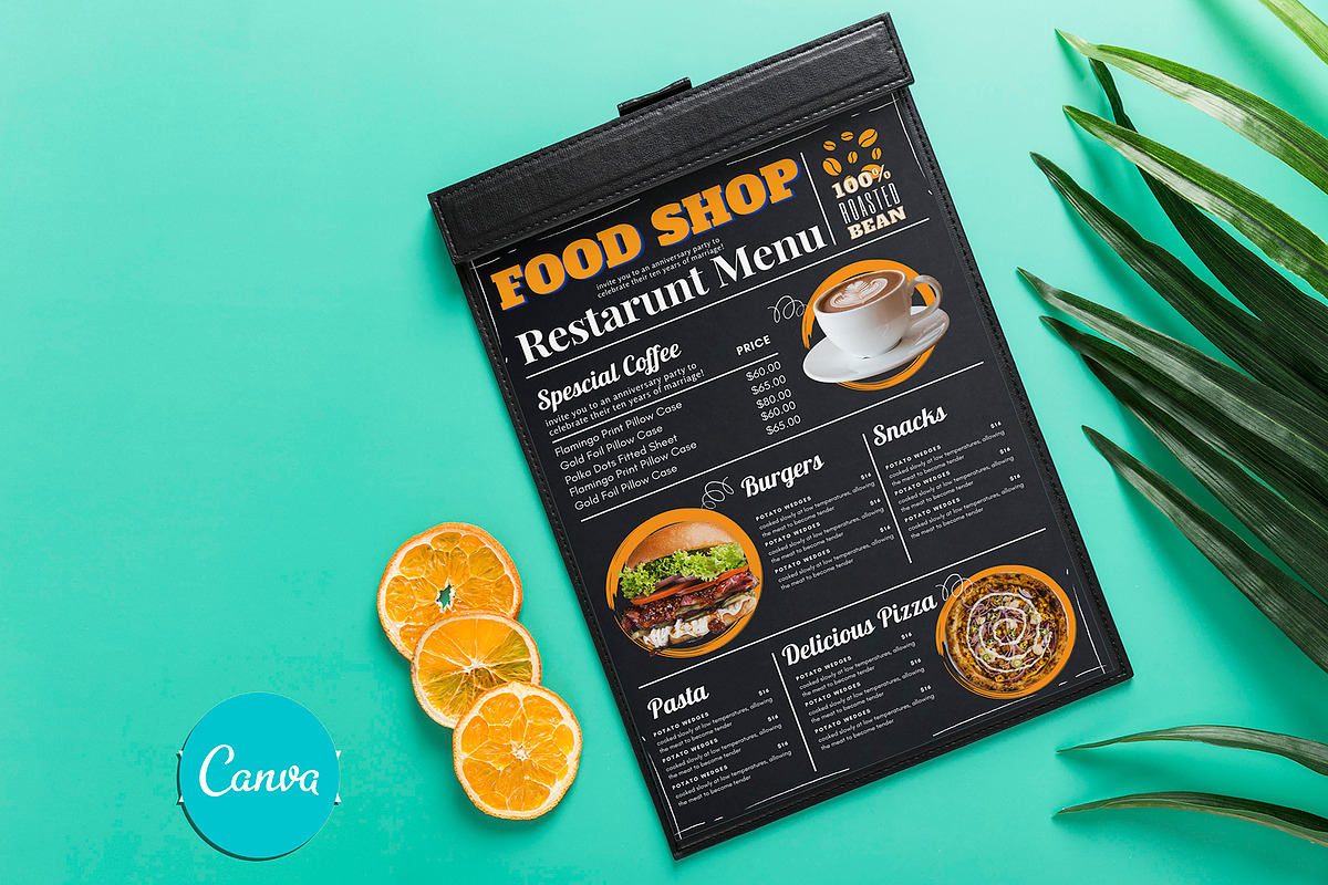 printable coffee menu template, a Flyer Template by iloveTemplate