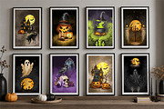 Halloween Watercolor Collection, a Seasonal Illustration by IrynaPanashii (Thumbnail 11 of 19)
