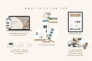 Squarespace 7.1 Website Branding Kit