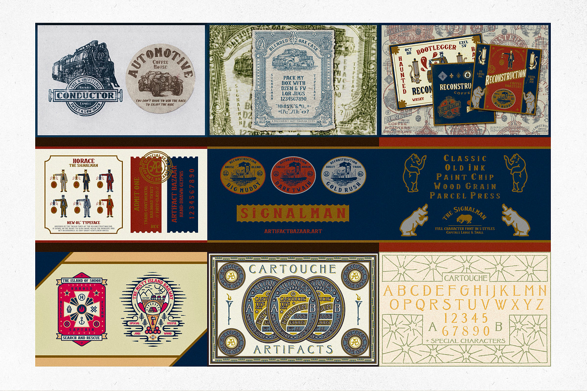 Season 1 Artifact Font Collection, a Serif Font by Artifact Bazaar (Photo 5 of 7)